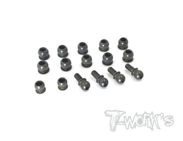 7075-T6 Hard Coated Alum. Ball Set ( For Xray NT1