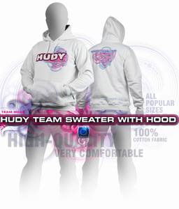 HUDY SWEATER HOODED - WEISS (XXL)