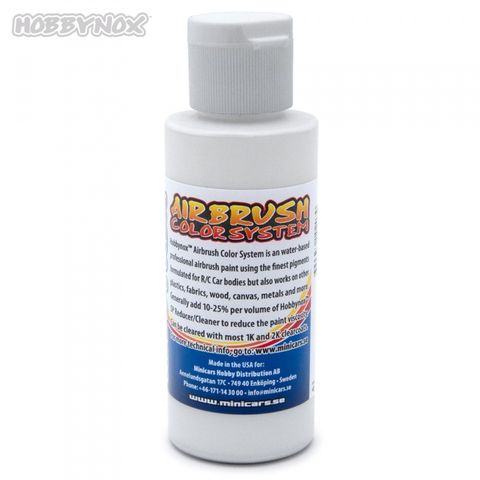 Hobbynox AIRBRUSH Farbe SOLID WHITE 60ML