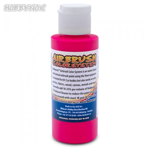 Hobbynox AIRBRUSH Farbe NEON PINK 60ML