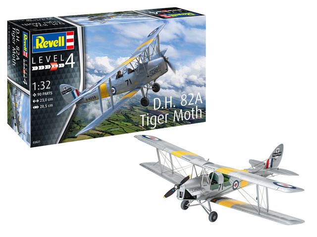 REVELL03827 D.H. 82A Tiger Moth