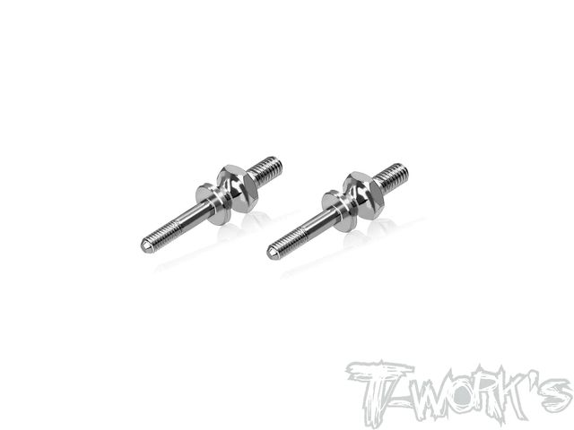 64 Titanium Front Shock Standoffs M4/M3 ( For Xray