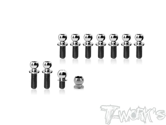 64 Titanium Ball End set ( For Xray X1'24 )11pcs.