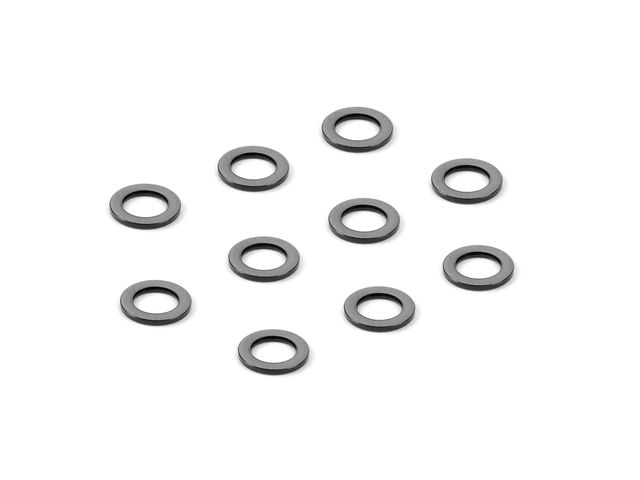 ALU Distanzscheiben 3x5x0.5MM - SCHWARZ (10)