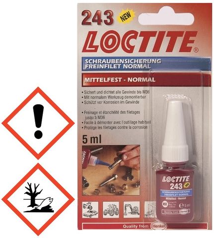 LOCTITE 243 Schraubensicherung mittelfest - normal