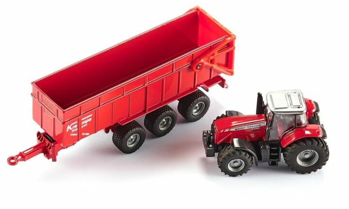 Massey Ferguson Traktor mit Anhänger – Bild 3