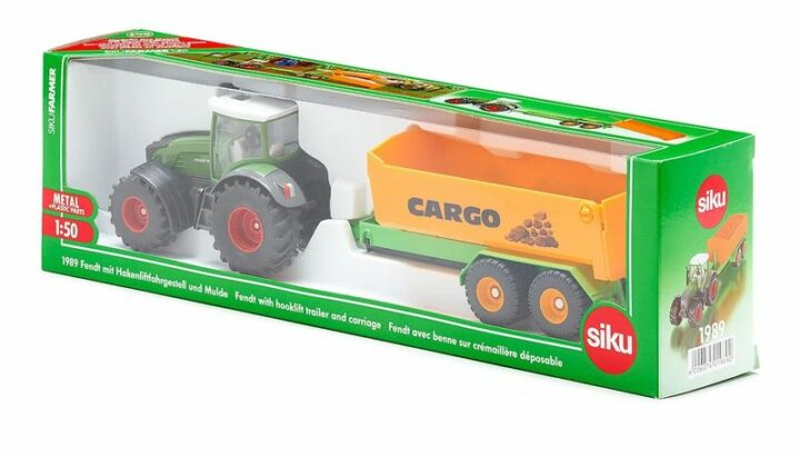 Fendt mit Hakenliftfahrgestell und Mulde – Bild 2
