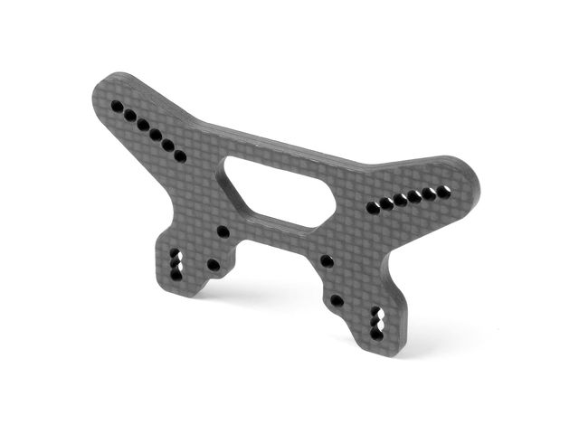 XB4'24 Stossdämpferbrücke vorne CARBON 3.5MM - BRE