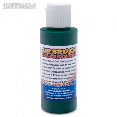 Hobbynox AIRBRUSH Farbe TRANSPARENT GRÜN 60ML