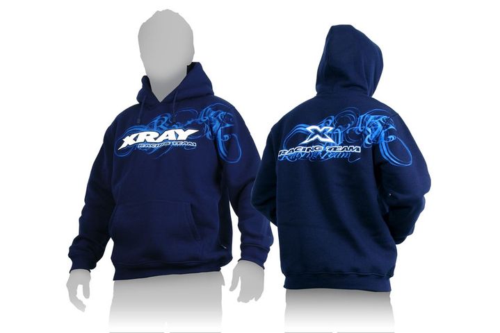 XRAY SWEATER HOODED - BLAU (XXXL)