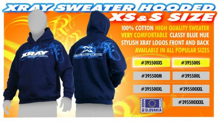 XRAY SWEATER HOODED - BLAU (XXL) XRAY 395500XXL – Bild 2