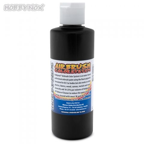 Hobbynox AIRBRUSH Farbe SOLID BLACK 120ML