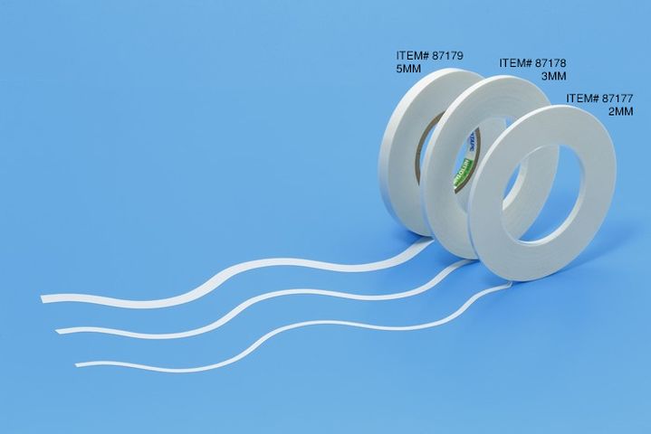 Maskierband 2mm für Rundungen 20m