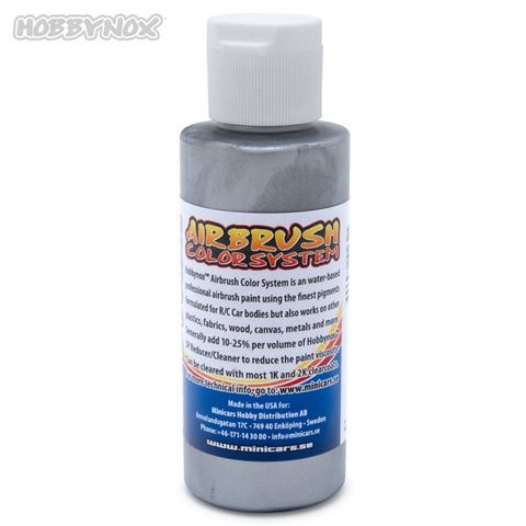 Hobbynox AIRBRUSH Farbe PEARL SILVER 60ML