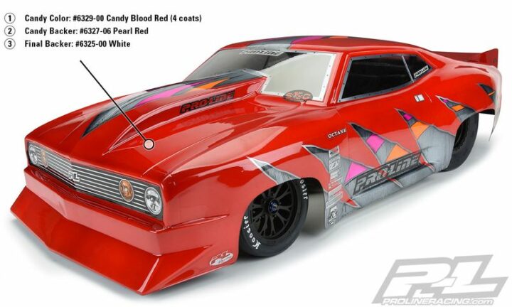 Pro-Line RC Body Paint - Lexan Farbe Candy Blood Red – Bild 4