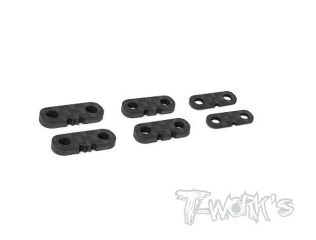 Graphite Servo Mount Spacer Set ( 1.0