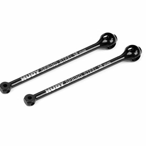 X4 ECS BB Antriebswelle 59MM - HUDY SPRING STEEL™ (2) XRAY 305317