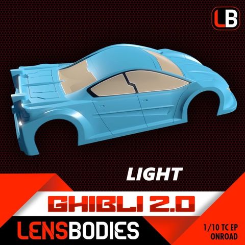 LENS BODIES GHIBLI 2.0 Karosserie für die Onroad 1