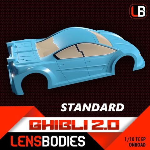 LENS BODIES GHIBLI 2.0 Karosserie für die Onroad 1