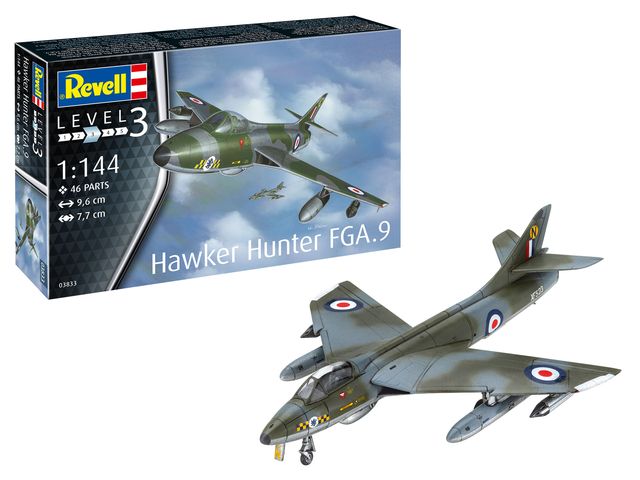 REVELL03833 Hawker Hunter FGA.9