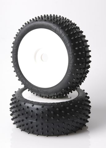 Mini Spike 1/8 Räder - geklebt - Yellow (2) U6749