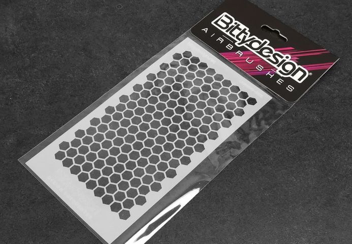 Vinylschablone 'Honeycomb V1' large