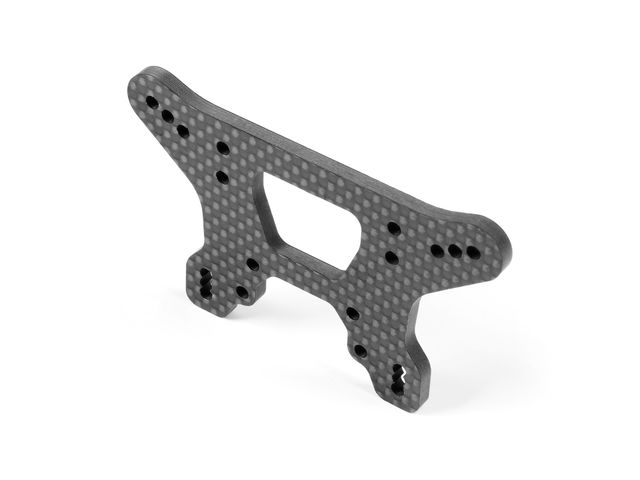 XT4'24 Stossdämpferbrücke vorne CARBON - TIEF