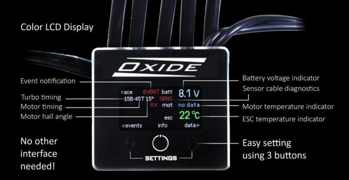 OXIDE 1/10 COMPETITION BRUSHLESS-REGLER ELCERAM – Bild 3