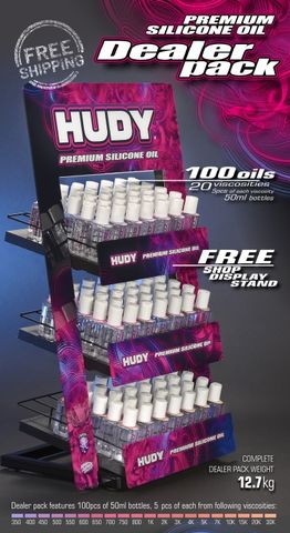 HUDY SILICONE OIL DISPLAY gefüllt