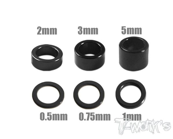 Scheiben 4mm Loch Alu Set  0.5