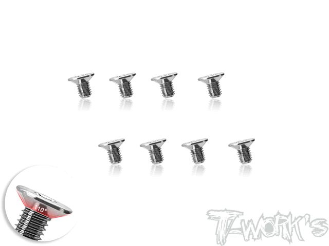 Titan Schrauben 3x5mm 110-Grad-Senkkopfschrauben (