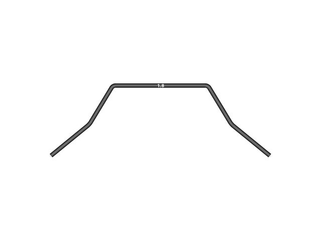 Stabilisator hinten für Kugellager  1.8 MM