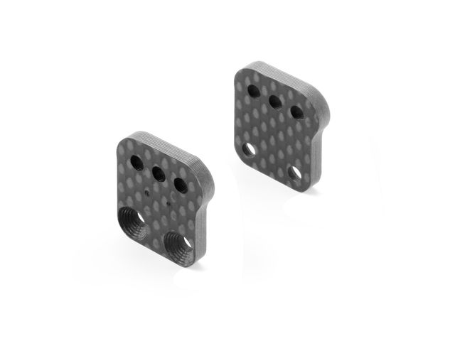 CARBON Rollzenterplatten zu ALU Radführungsblock h