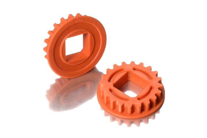 Zahnriemenrad 20Z - Leichtlauf - orange - GRAPHITE