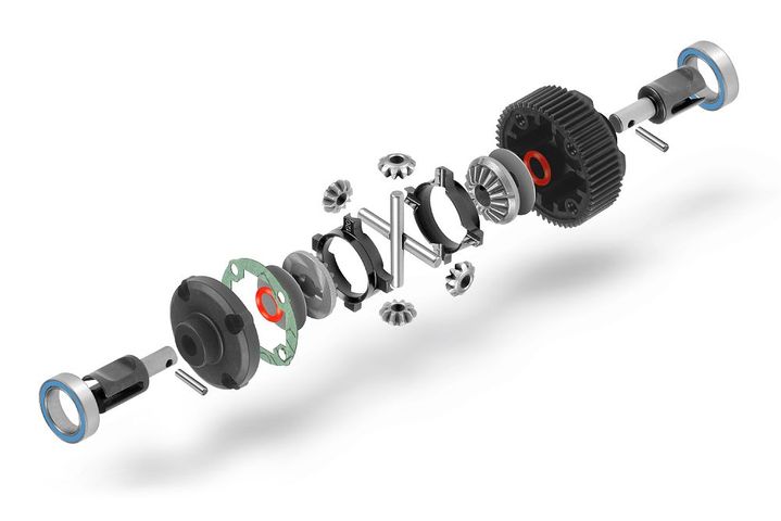 XRAY XB2 ACTIVE DIFFERENTIAL - SET