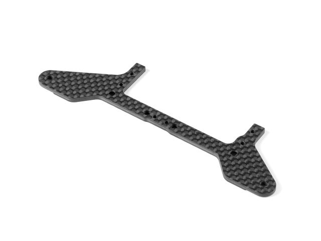 X12'25 untere Platte Hinterachse CARBON für CHASSI