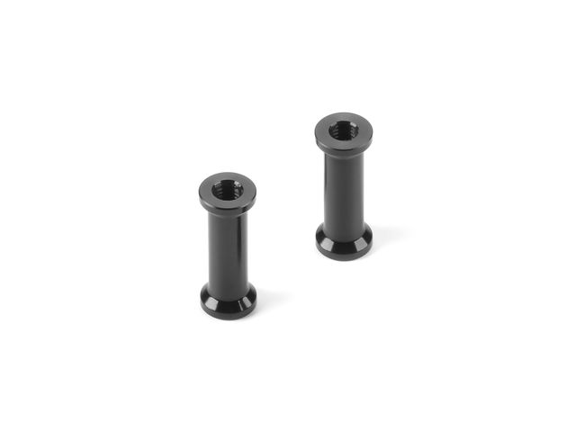 X12'25 ALU Stützen 15.5MM - SCHWARZ (2)