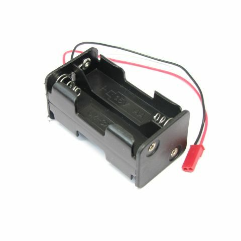 Batteriehalter für 4 Stk. AA Zellen (BEC/JST)
