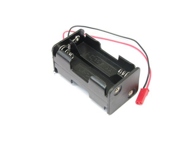 Batteriehalter für 4 Stk. AA Zellen (BEC/JST)
