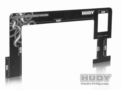 HUDY Karosserielehre zu 1/10 NITRO TOURING CARS