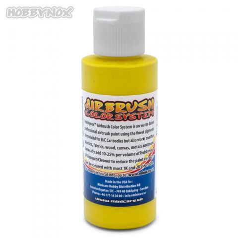 Hobbynox AIRBRUSH Farbe SOLID YELLOW 60ML