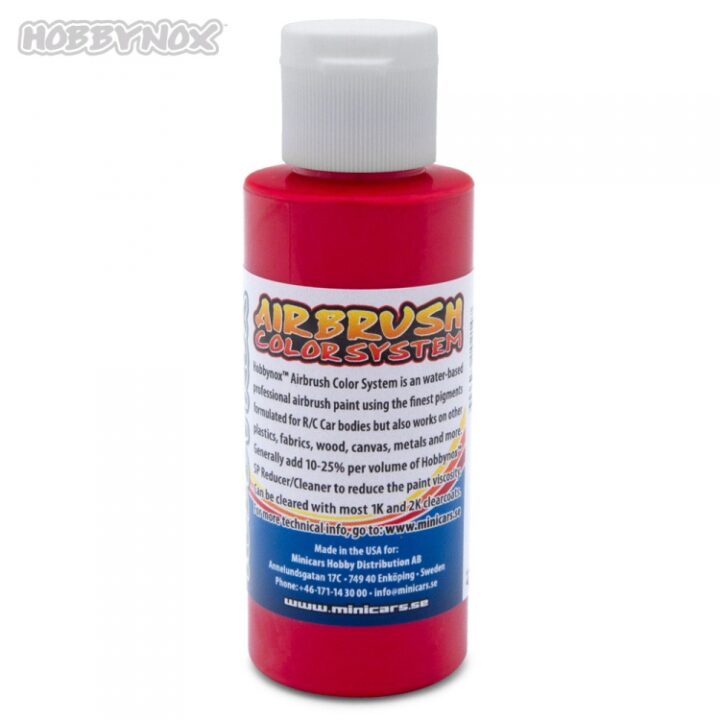 Hobbynox AIRBRUSH Farbe SOLID RED 60ML