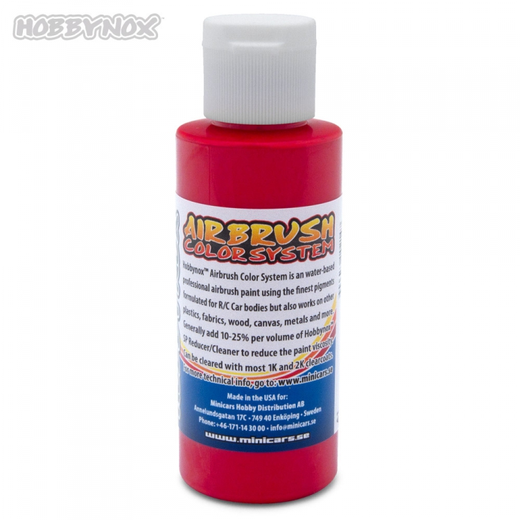Hobbynox AIRBRUSH Farbe SOLID RED 60ML