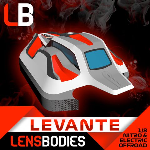 LENS BODIES LEVANTE Karosserie 1/8 OFF ROAD Light