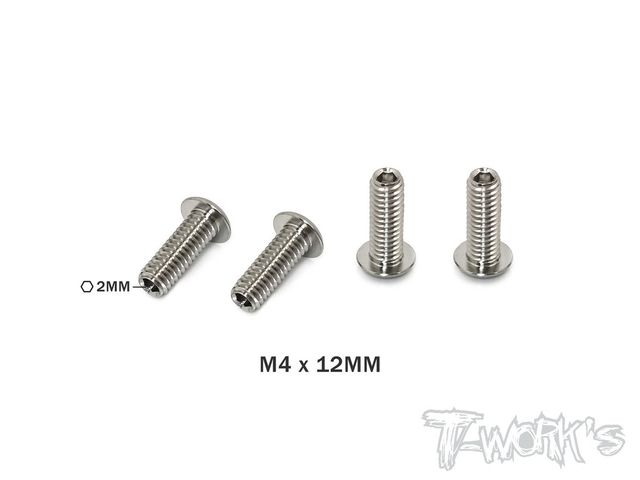 64 Titanium Down Stop Screws ( M4 x 12MM ) 4pcs. T