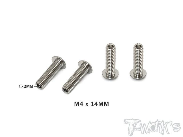 64 Titanium Down Stop Screws ( M4 x 14MM ) 4pcs. T