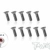 64 Titanium 2.5x8mm Hex. Countersink Screw (2mm Hex Socket )