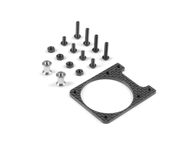 X8 Lüfterhalter CARBON - SET