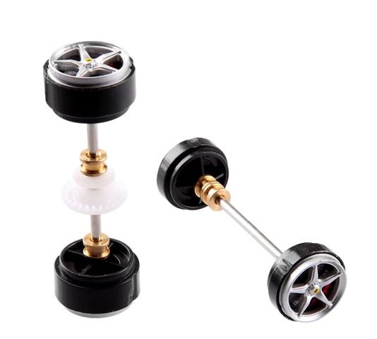 Carrera 89811 132/EVO Vorder- und Hinterachse für