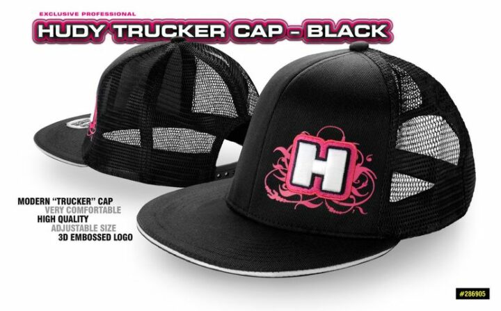HUDY TRUCKER CAP - BLACK HUDY 286905 – Bild 2
